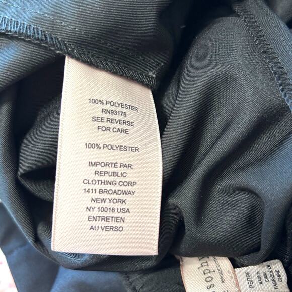 Philosophy NWT Wms Petite Small Pull On Black Midrise Capri Pants Casual - Picture 7 of 9